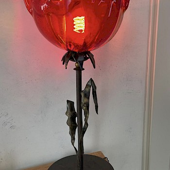 "Lamp in bloom"